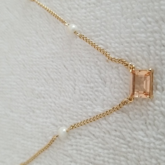 New Ralph Lauren Crystal Pendant Necklace - Picture 4 of 6